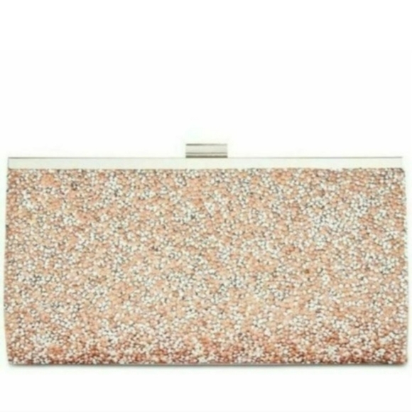 INC International Concepts Lexy Minaudiere Clutch -Rose Gold - Picture 2 of 5